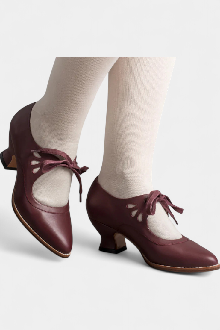 Britt™ | Tacones de Cuero