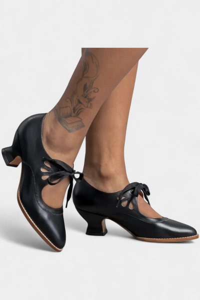 Britt™ | Tacones de Cuero
