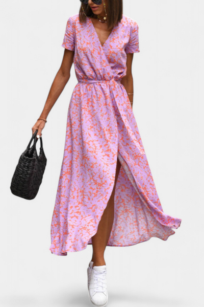 Lilith™ | Vestido Cruzado Estampado