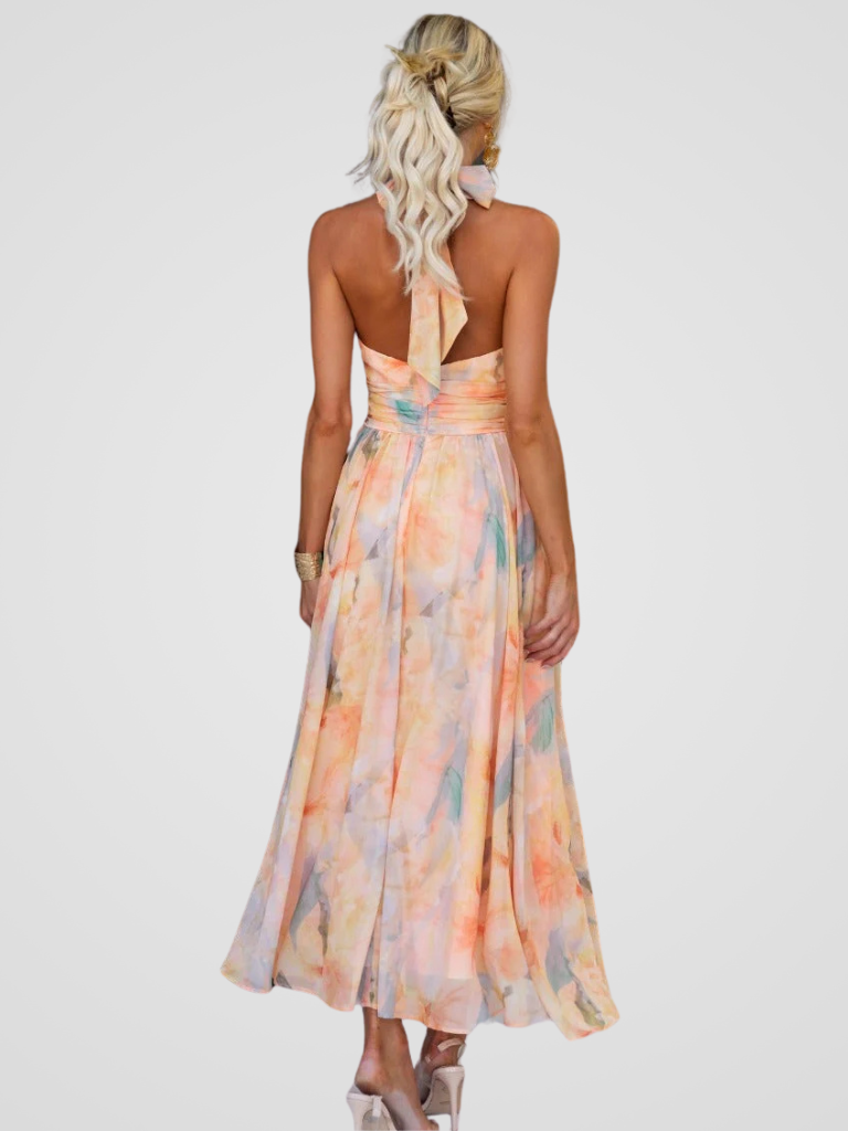 Valeria™ | Vestido Melocotón
