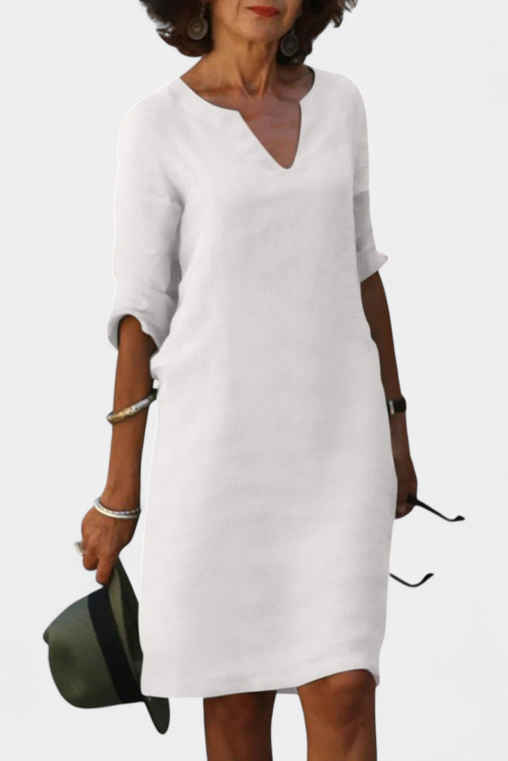 Elowen™ | Vestido Escote V Manga