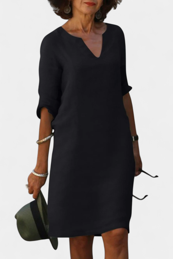 Elowen™ | Vestido Escote V Manga