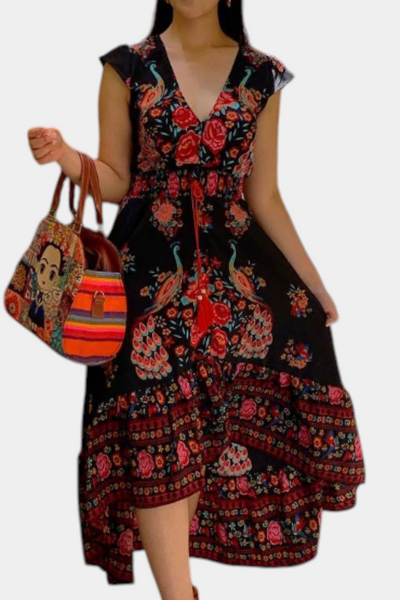 Chiara™ | Vestido Floral Boho