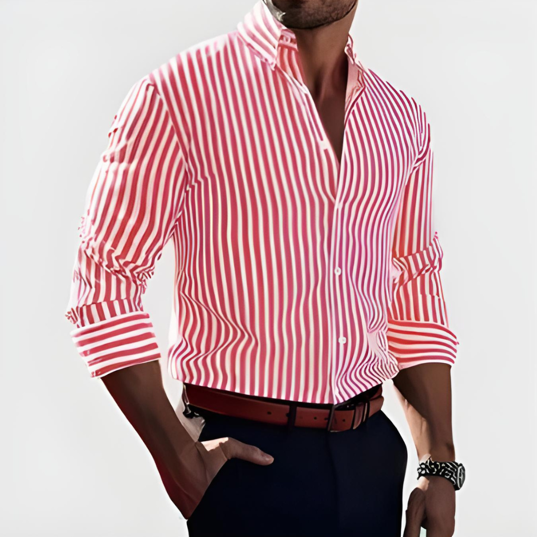 Leo™ | Camisa Confidence Rayas