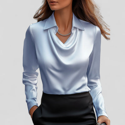 Manuela™ | Blusa de Satén