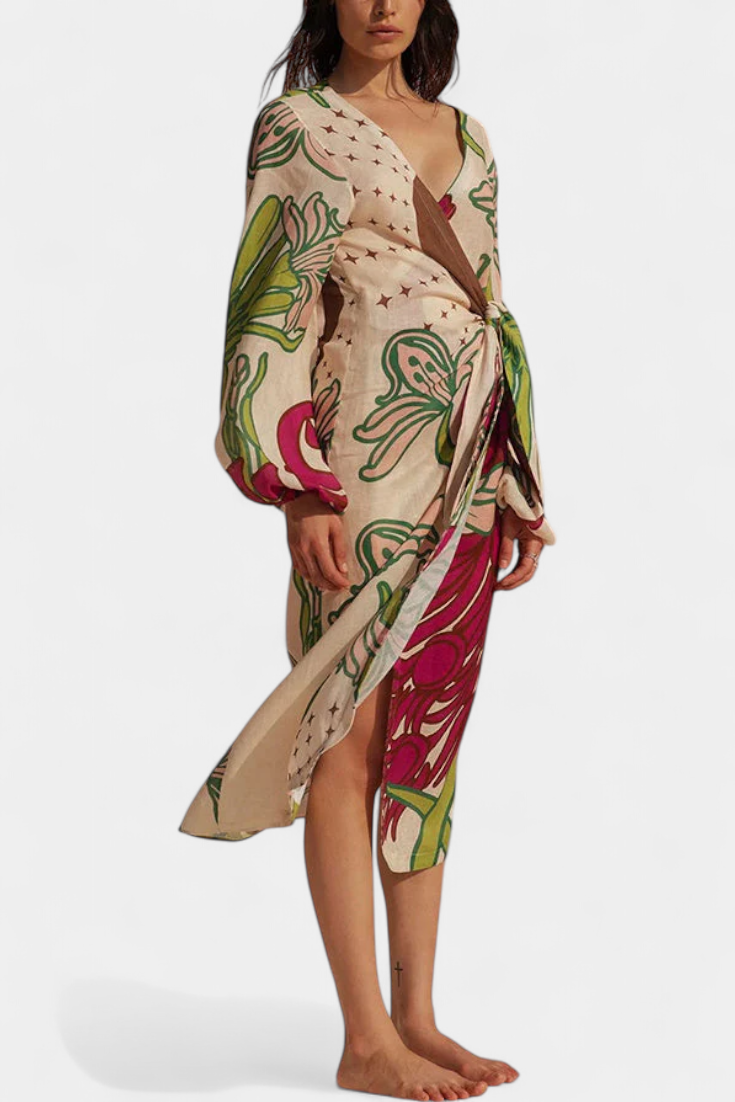 Fana™ | Vestido Cruzado Floral