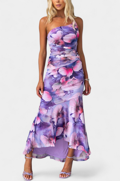 Abigail™ | Vestido Floral Una Manga