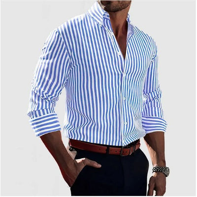 Leo™ | Camisa Confidence Rayas