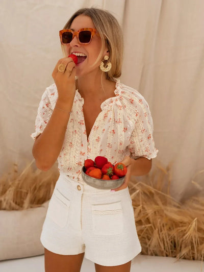Lucía™ | Blusa Floral Estival