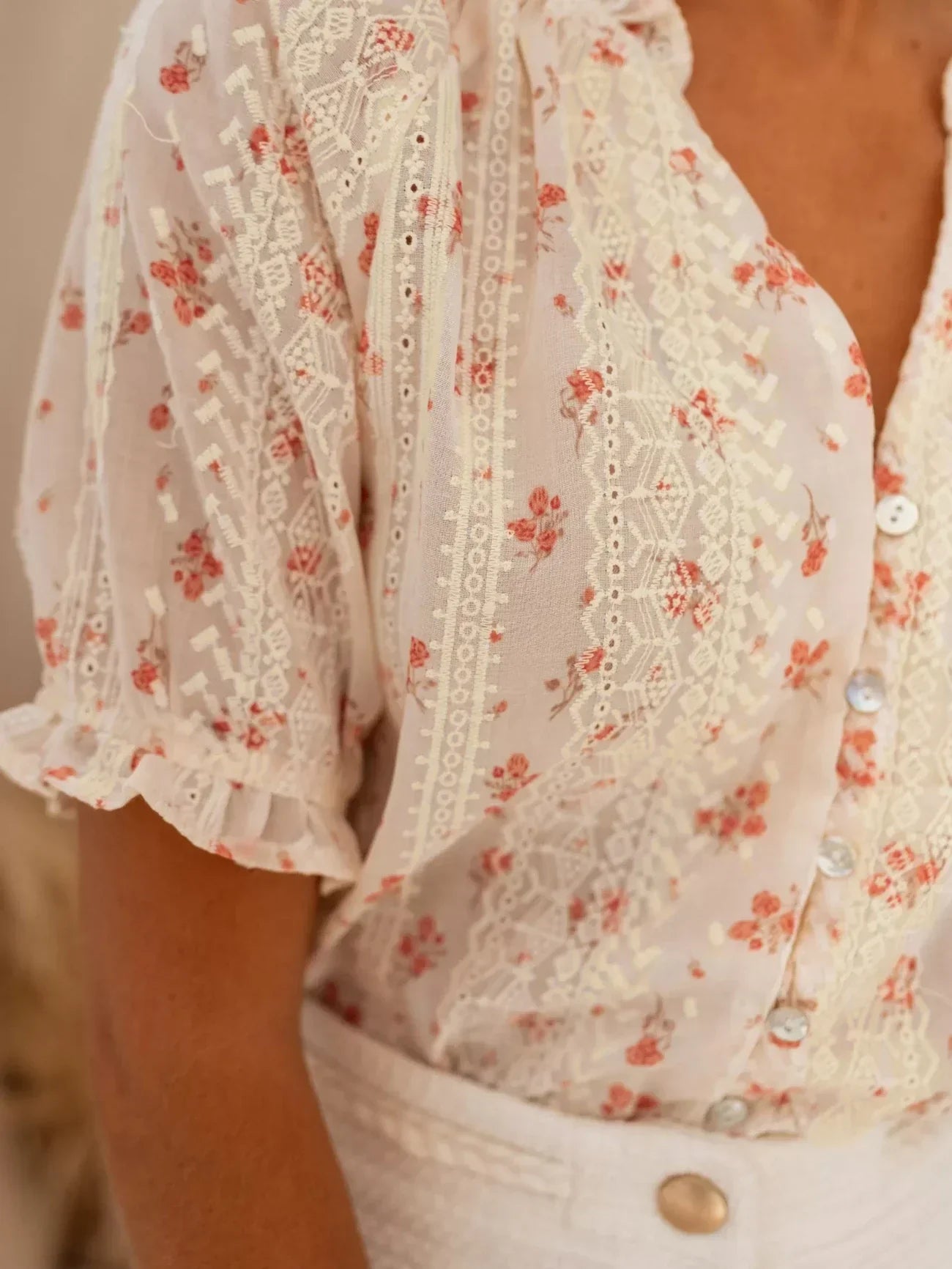 Lucía™ | Blusa Floral Estival
