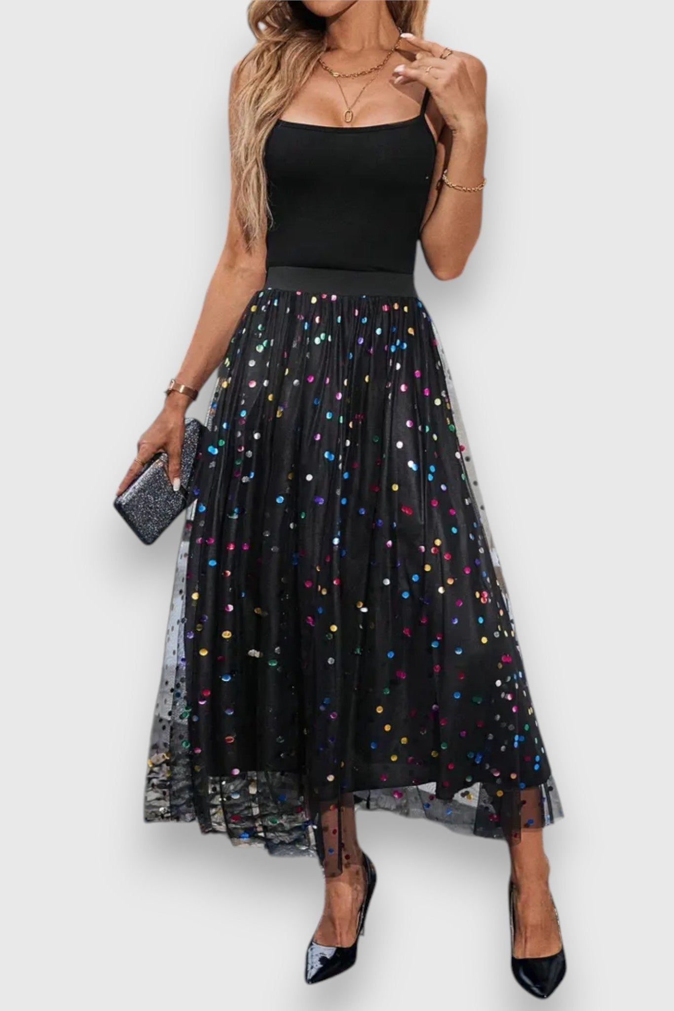 Claire™ | Falda de Lunares