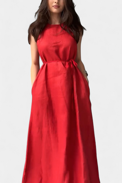 Rosetta™ | Vestido sin Mangas Lazo