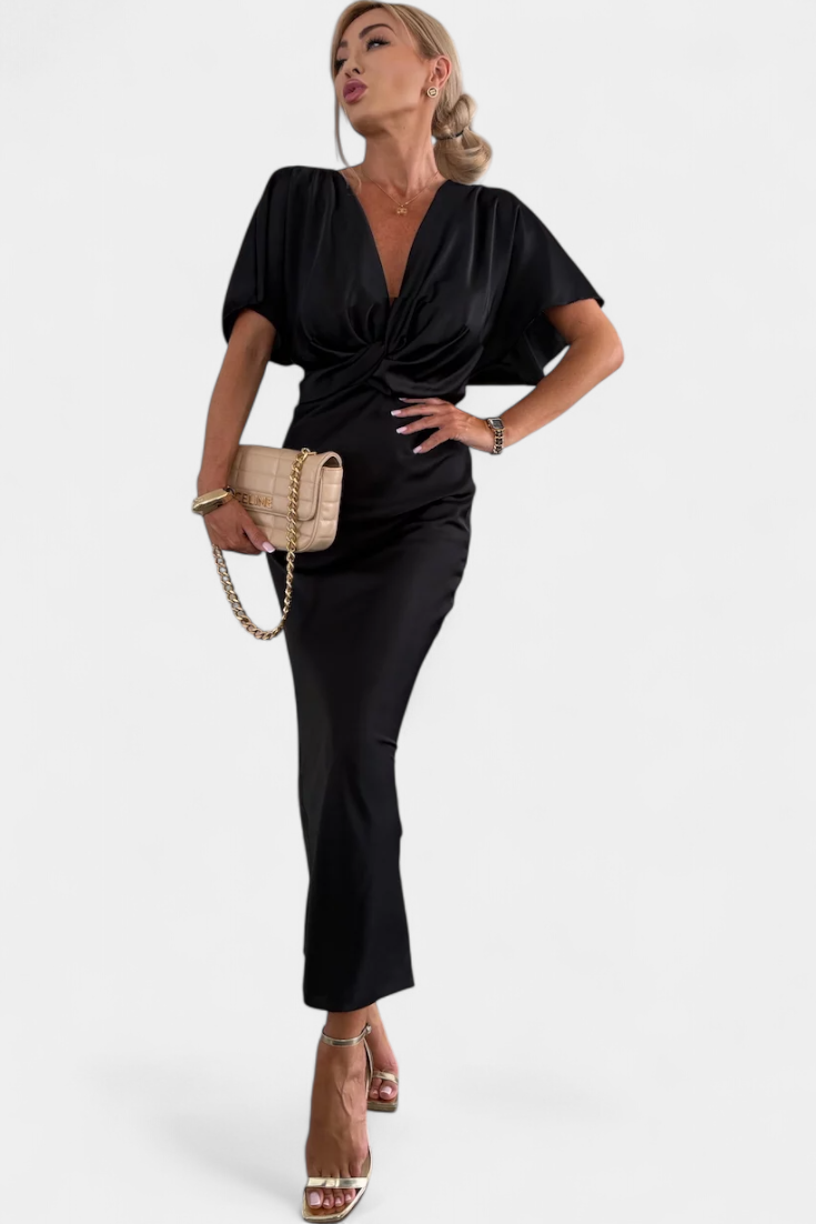 Emryn™ | Vestido Nudo Cruzado