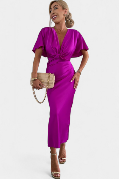 Emryn™ | Vestido Nudo Cruzado