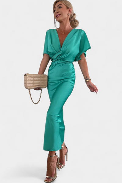 Emryn™ | Vestido Nudo Cruzado
