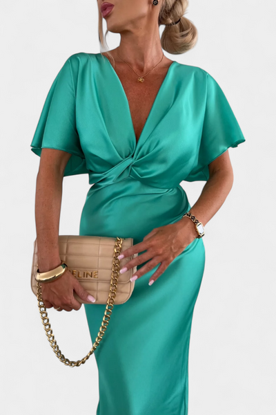 Emryn™ | Vestido Nudo Cruzado