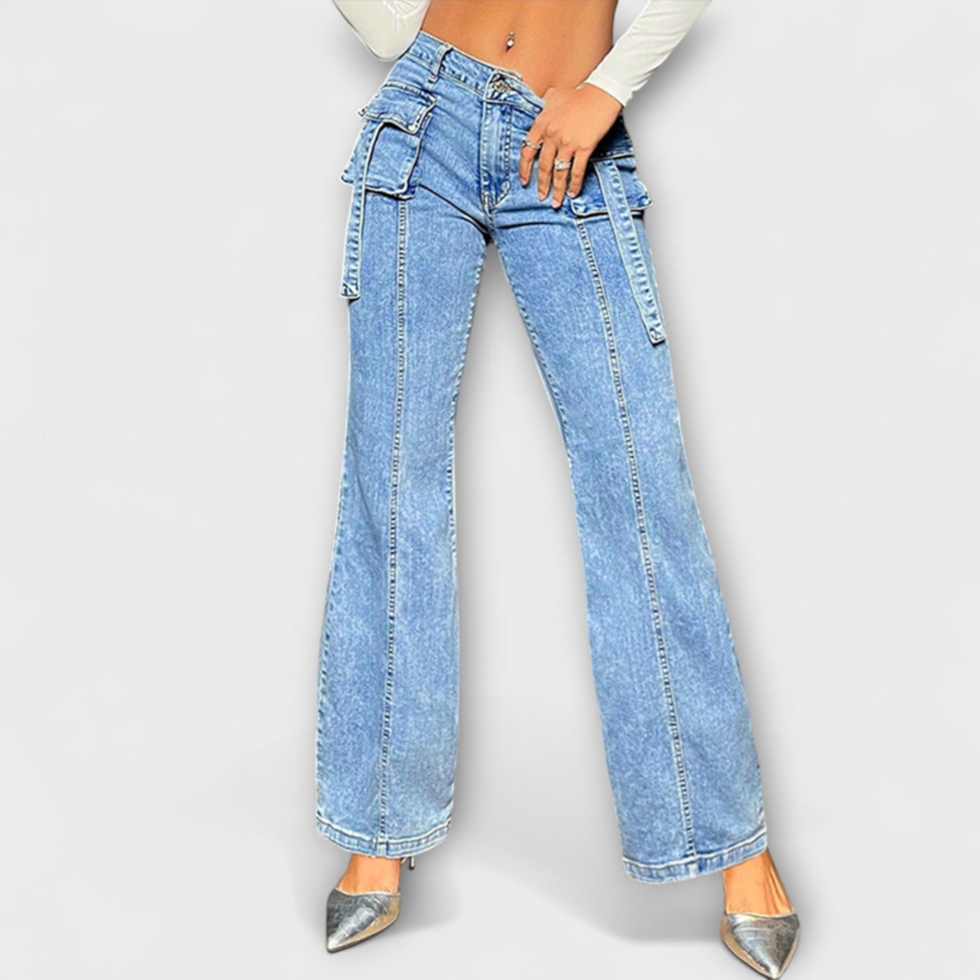 Rebecca™ | Cintura Alta Jeans