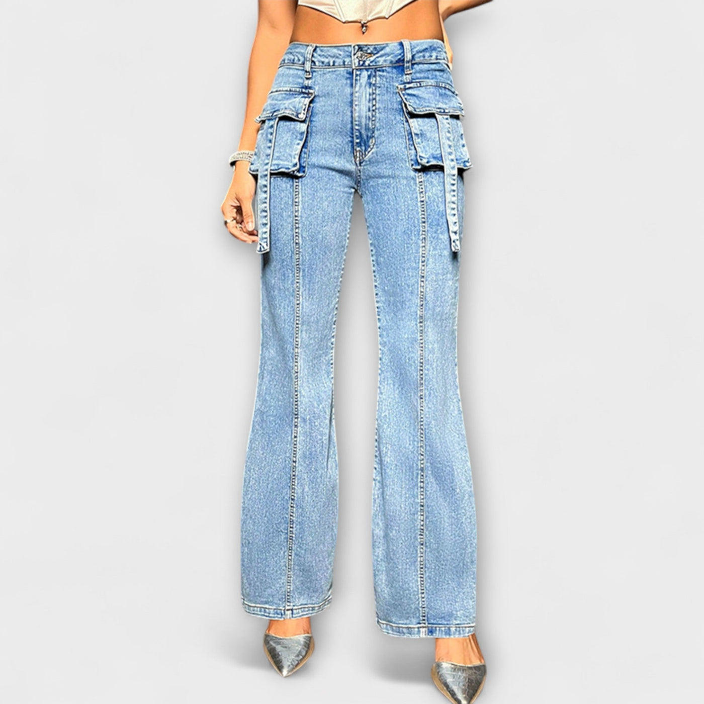 Rebecca™ | Cintura Alta Jeans