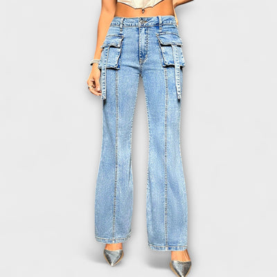 Rebecca™ | Cintura Alta Jeans