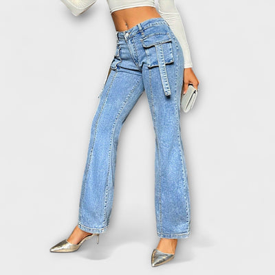 Rebecca™ | Cintura Alta Jeans