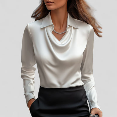 Manuela™ | Blusa de Satén