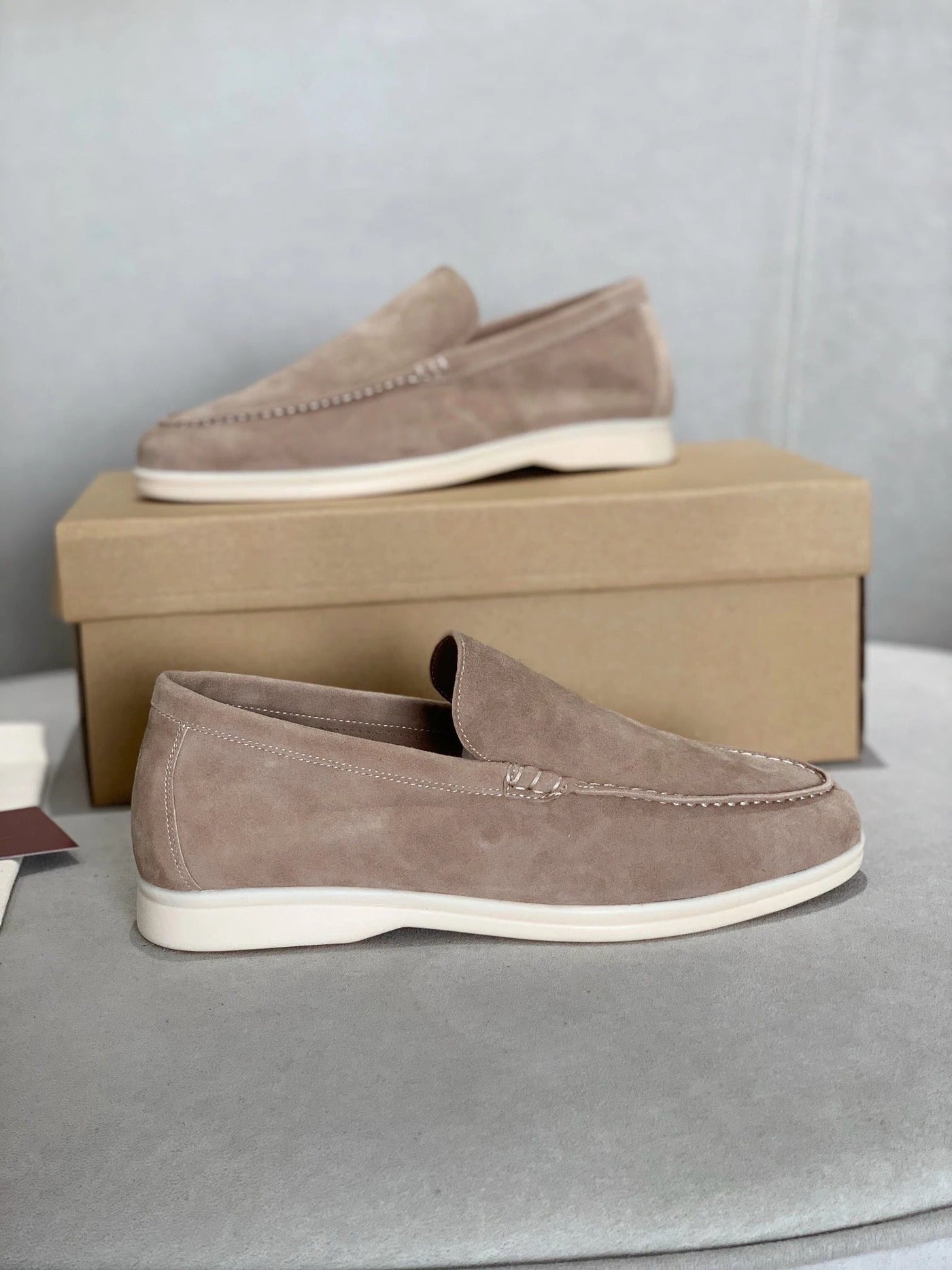 Andrea™ | Mocasines Cuero Natural