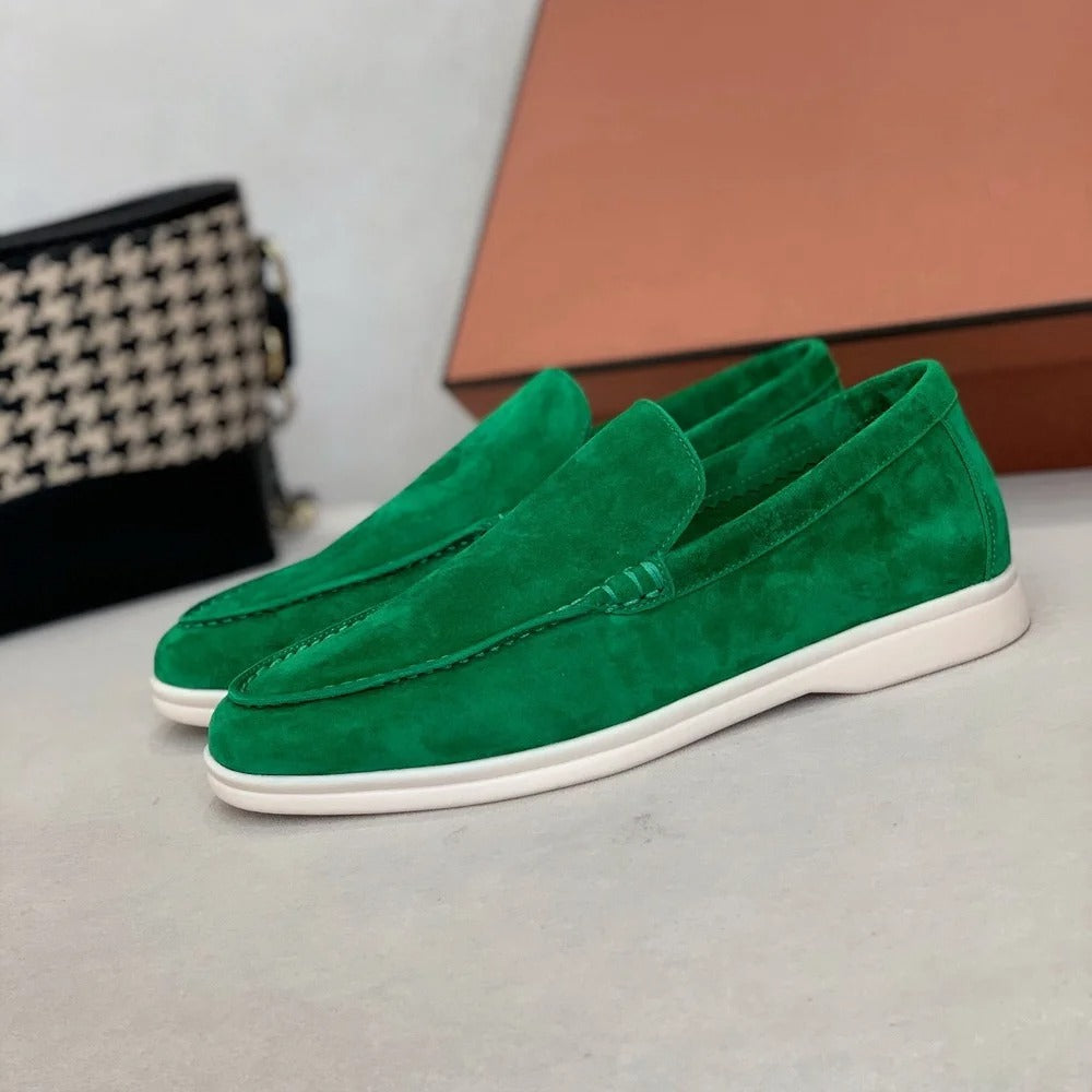 Andrea™ | Mocasines Cuero Natural