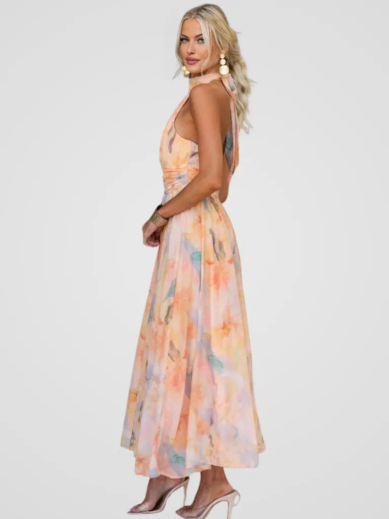 Valeria™ | Vestido Melocotón