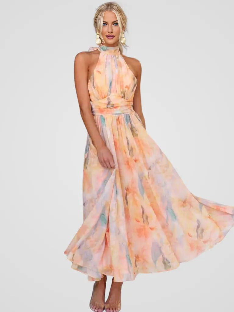 Valeria™ | Vestido Melocotón
