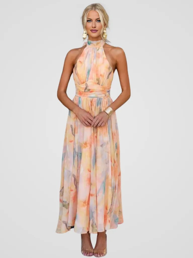 Valeria™ | Vestido Melocotón